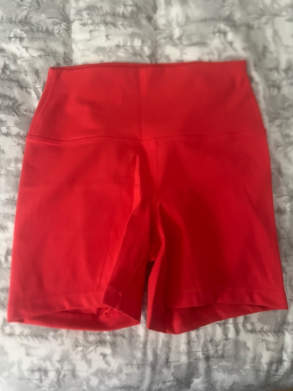 Coral Biker Shorts